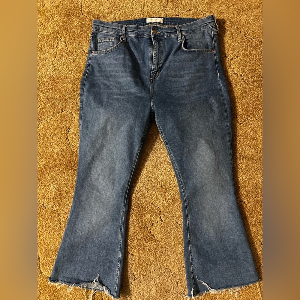 Topshop Women’s Denim Straight Jeans
